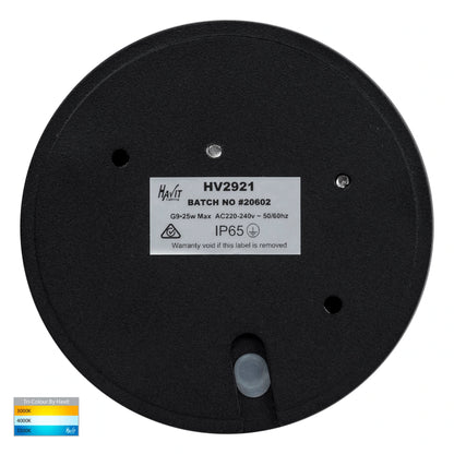 Pinta Surface Mounted Eyelid Step Light Black 240V