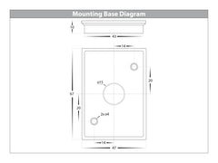 Aries Black 316 SS Fixed Down Exterior Wall Light