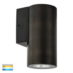 Aries Antique Brass 316 SS Fixed Down Exterior Wall Light