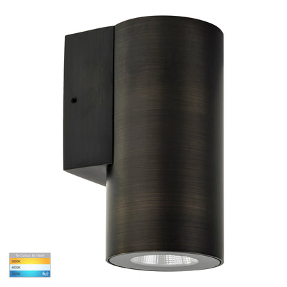 Aries Antique Brass 316 SS Fixed Down Exterior Wall Light