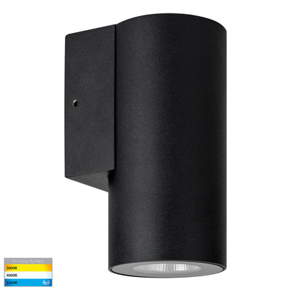 Aries Black 316 SS Fixed Down Exterior Wall Light