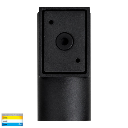 Aries Black 316 SS Fixed Down Exterior Wall Light