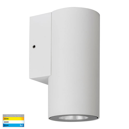 Aries White 316 SS Fixed Down Exterior Wall Light