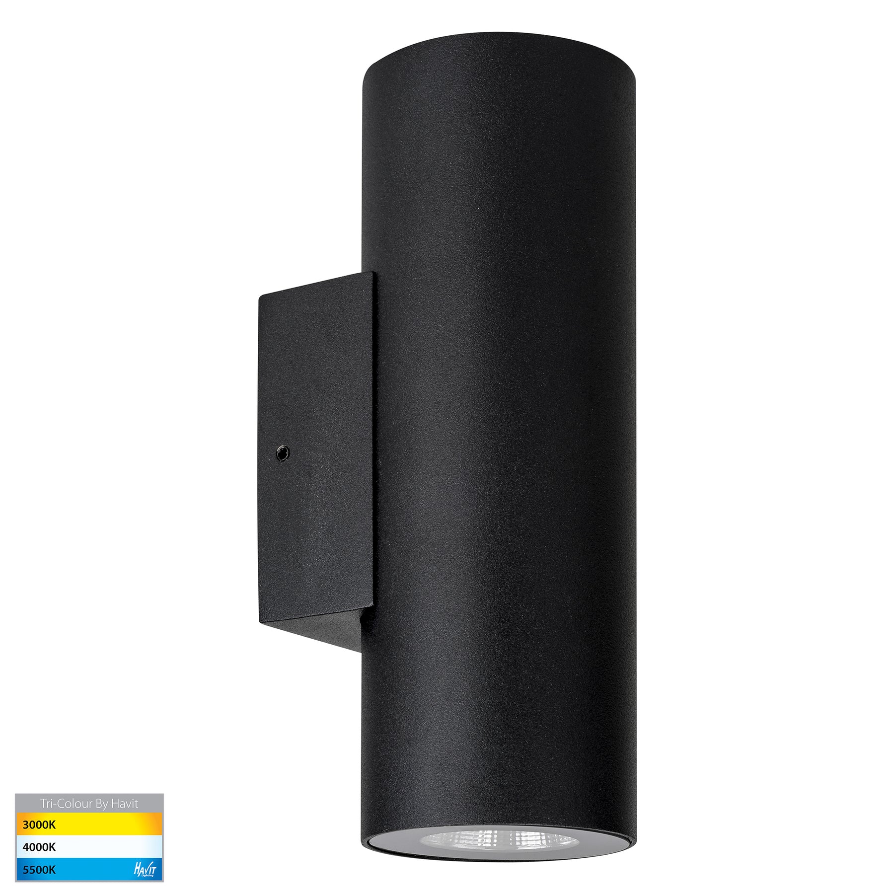 Aries Black 316 SS Up & Down Exterior Wall Light
