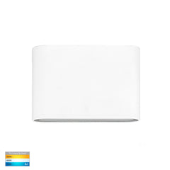 Lisse Fixed Down LED Wall Light 240V White