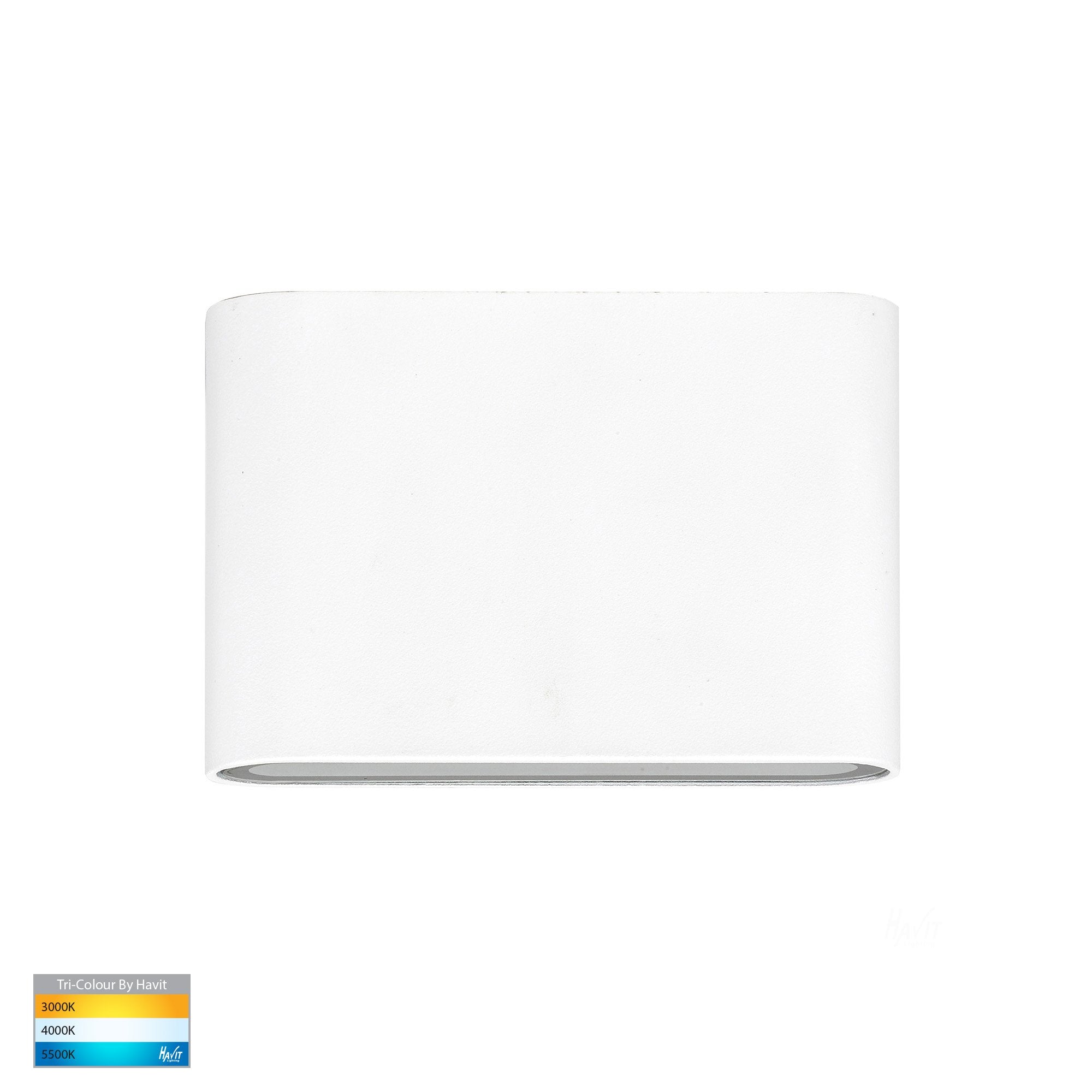 Lisse Fixed Down LED Wall Light 240V White