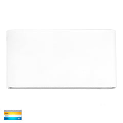 Lisse Up/Down LED Wall Light 240V White Large