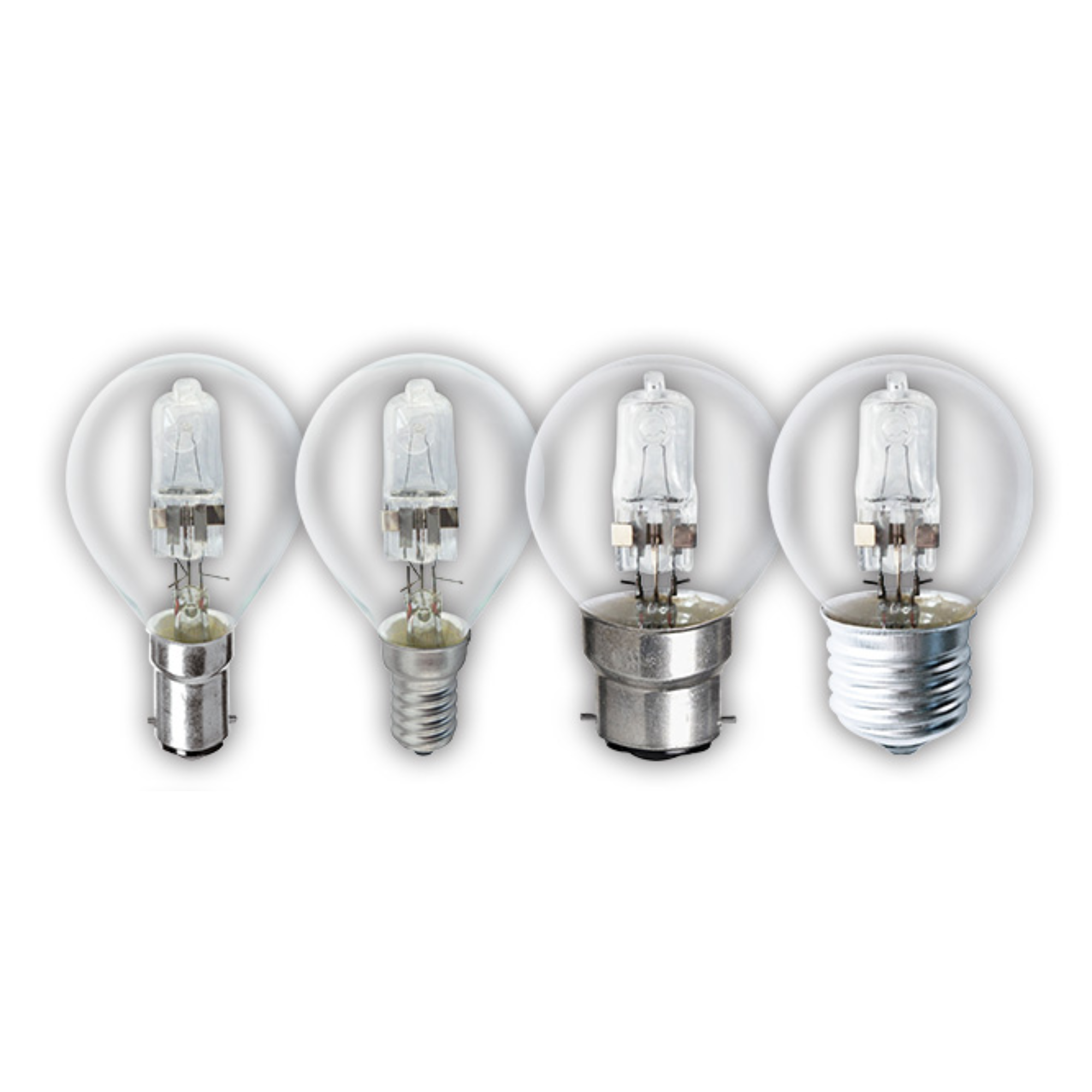 Clear Halogen Fancy Round Globe