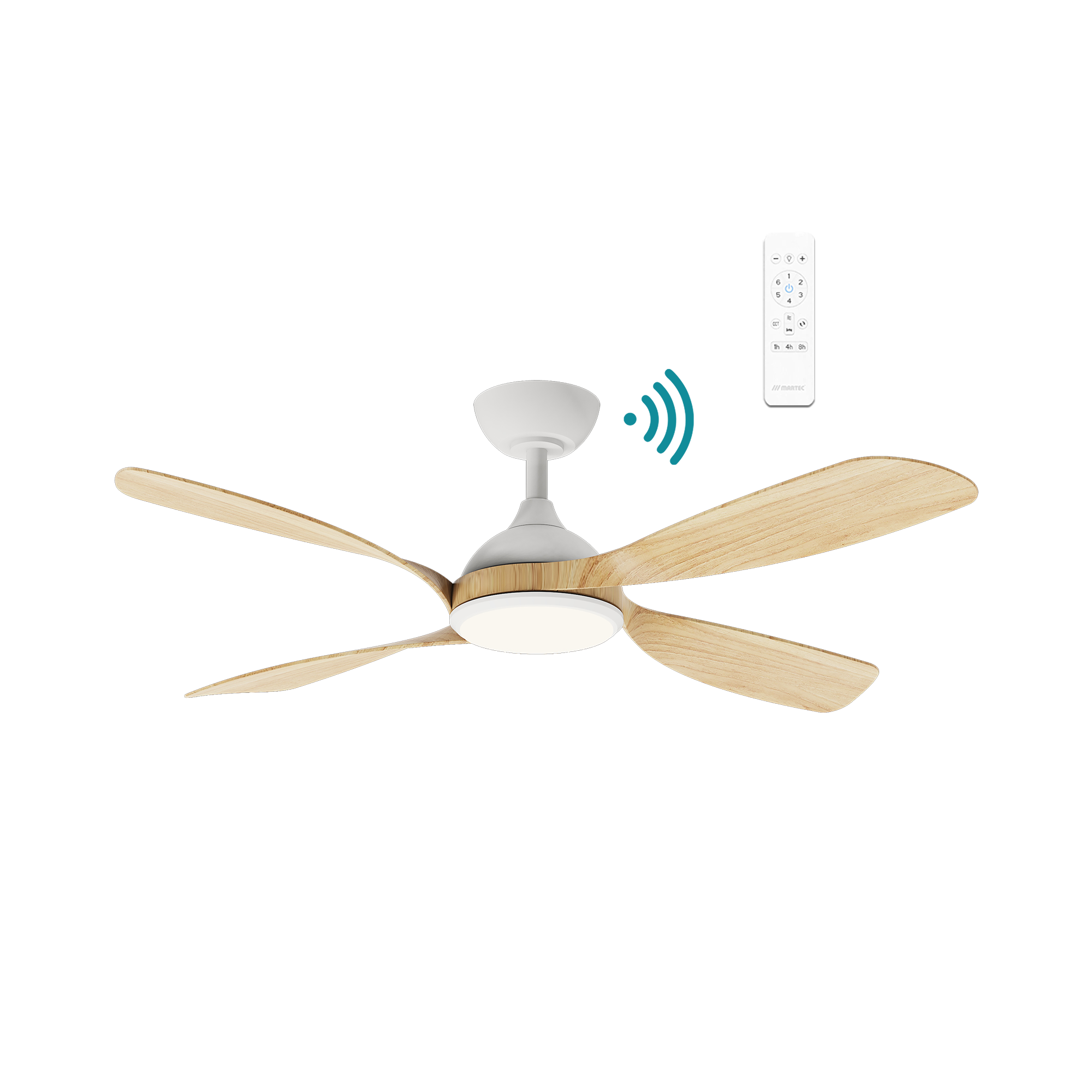 Hampton DC 52″ Smart Ceiling Fan With WIFI Remote Contro
