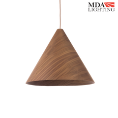 Hugo Conical Timber Pendant