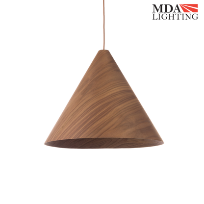 Hugo Conical Timber Pendant