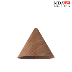 Hugo Conical Timber Pendant