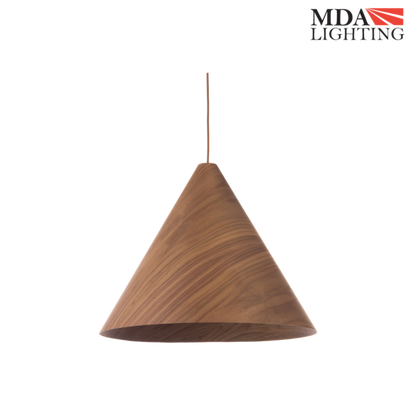 Hugo Conical Timber Pendant