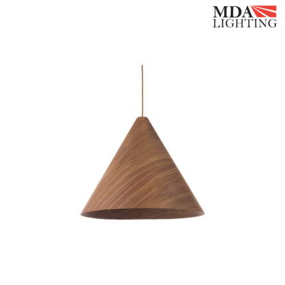 Hugo Conical Timber Pendant