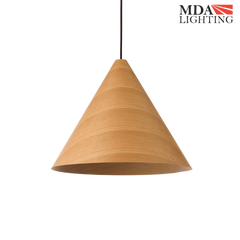 Hugo Conical Timber Pendant