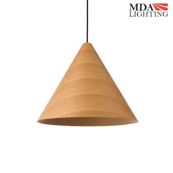 Hugo Conical Timber Pendant