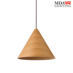 Hugo Conical Timber Pendant