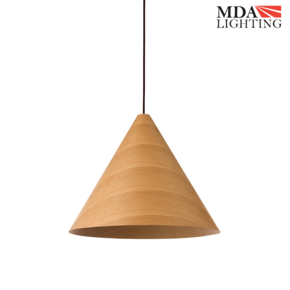 Hugo Conical Timber Pendant