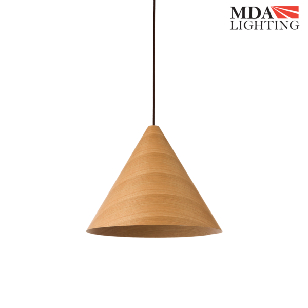 Hugo Conical Timber Pendant