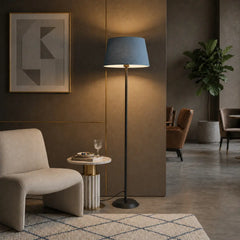 Jaxon Floor Lamp Black & Blue