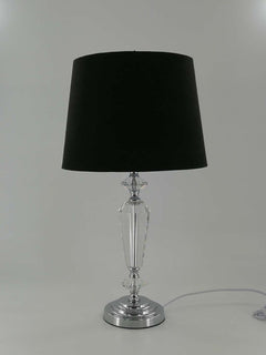 Crystal Table Lamp Black