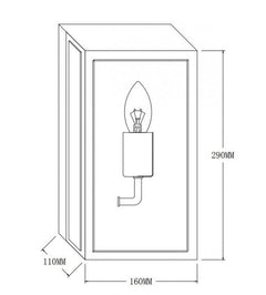 Kent Solid Brass Exterior Wall Light Bronze
