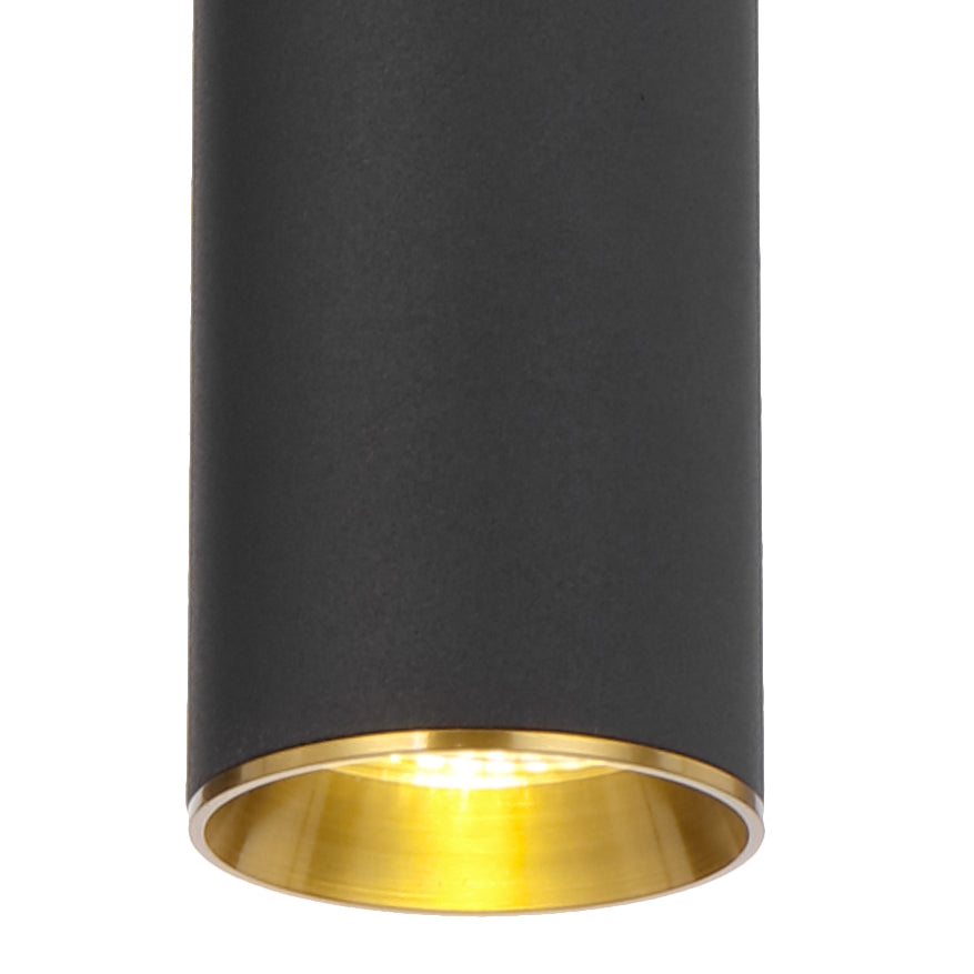 Kudo 1LT Pendant Black & Gold