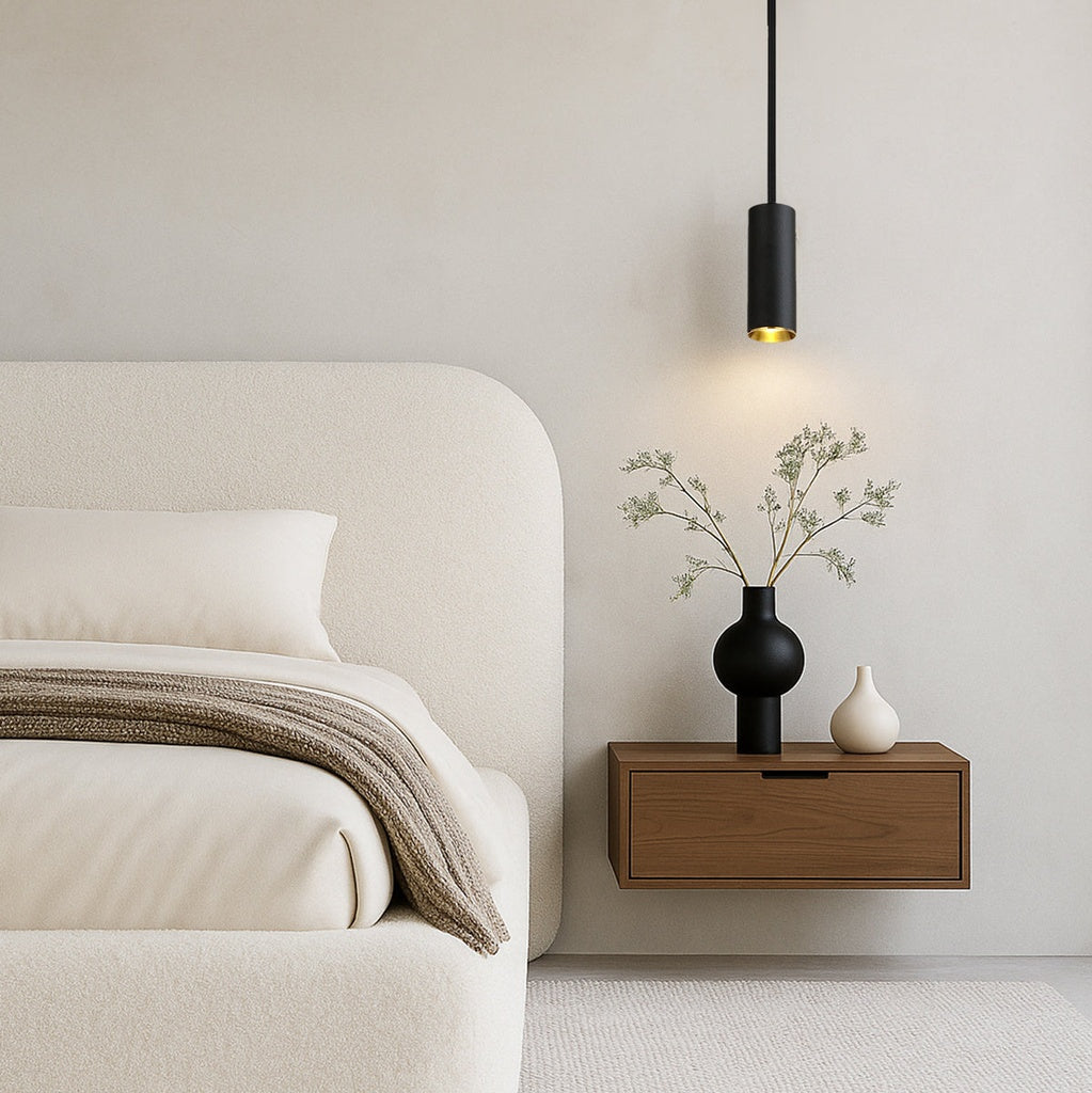Kudo 1LT Pendant Black & Gold