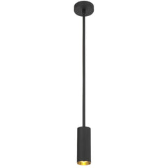 Kudo 1LT Pendant Black & Gold
