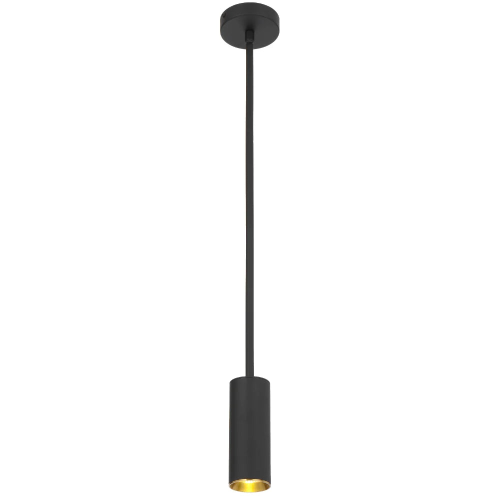 Kudo 1LT Pendant Black & Gold