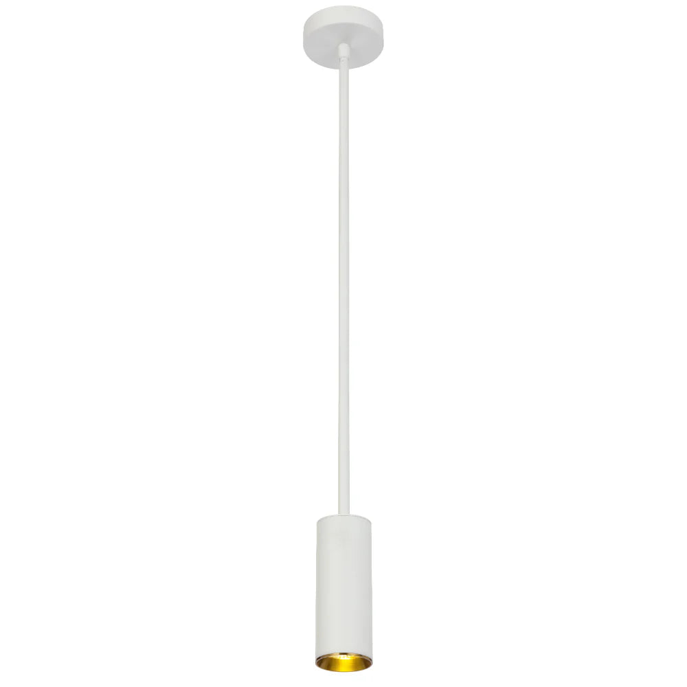 Kudo 1LT Pendant White & Gold