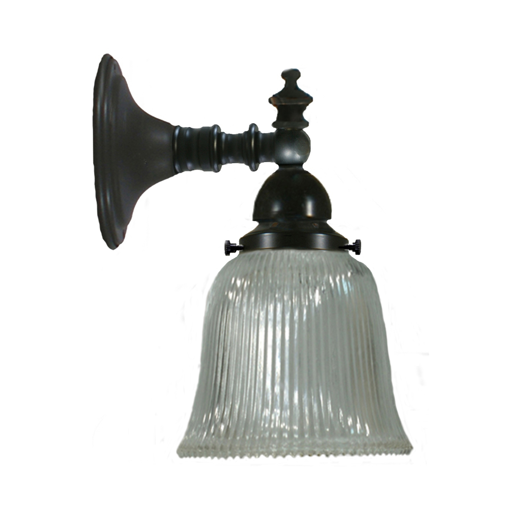 Koscina Wall Light with Zipper Clear Glass Black