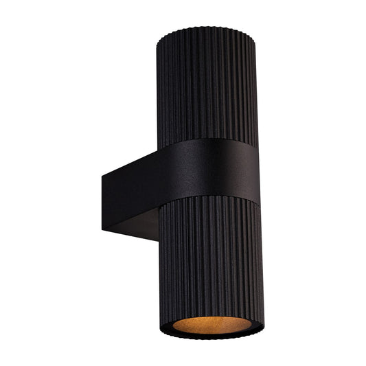 Kyklop Ripple Exterior Wall Light Black