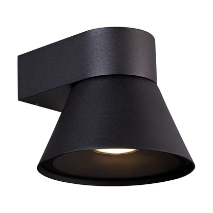 Kyklop Cone Exterior Wall Light Black