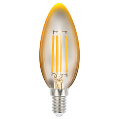 LED filament Amber Candle Dimmable 4W E14 2700k Globe