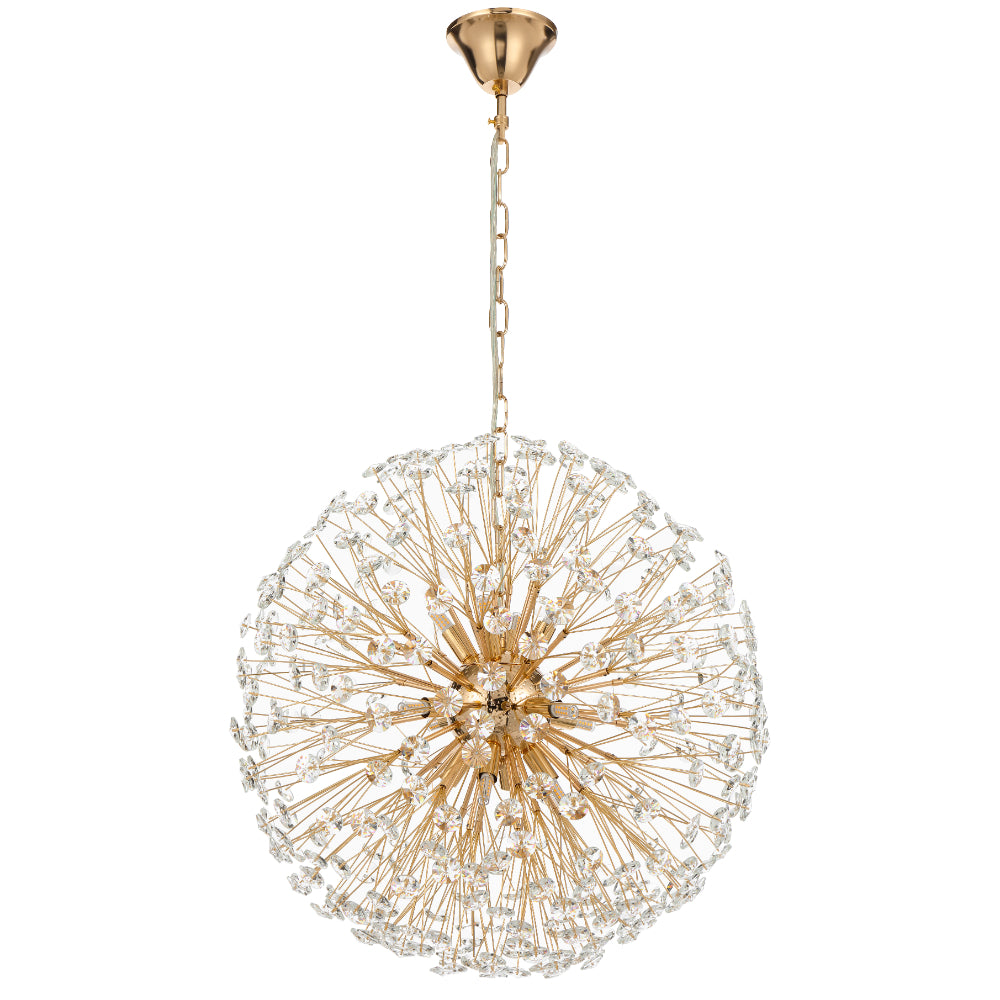 Lerida 12LT Round Gold Pendant