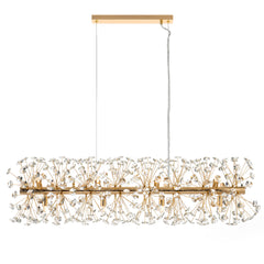 Lerida 12LT Rectangular Gold Pendant