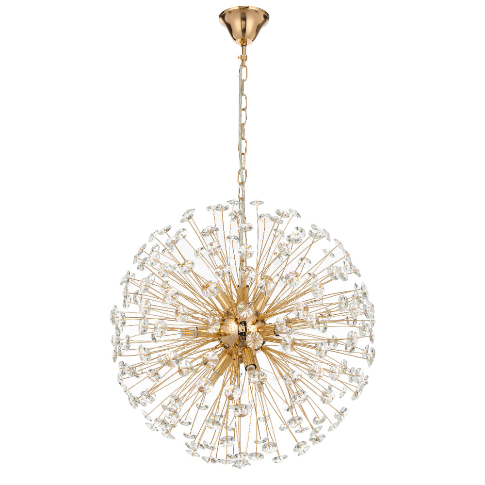 Lerida 9LT Round Gold Pendant
