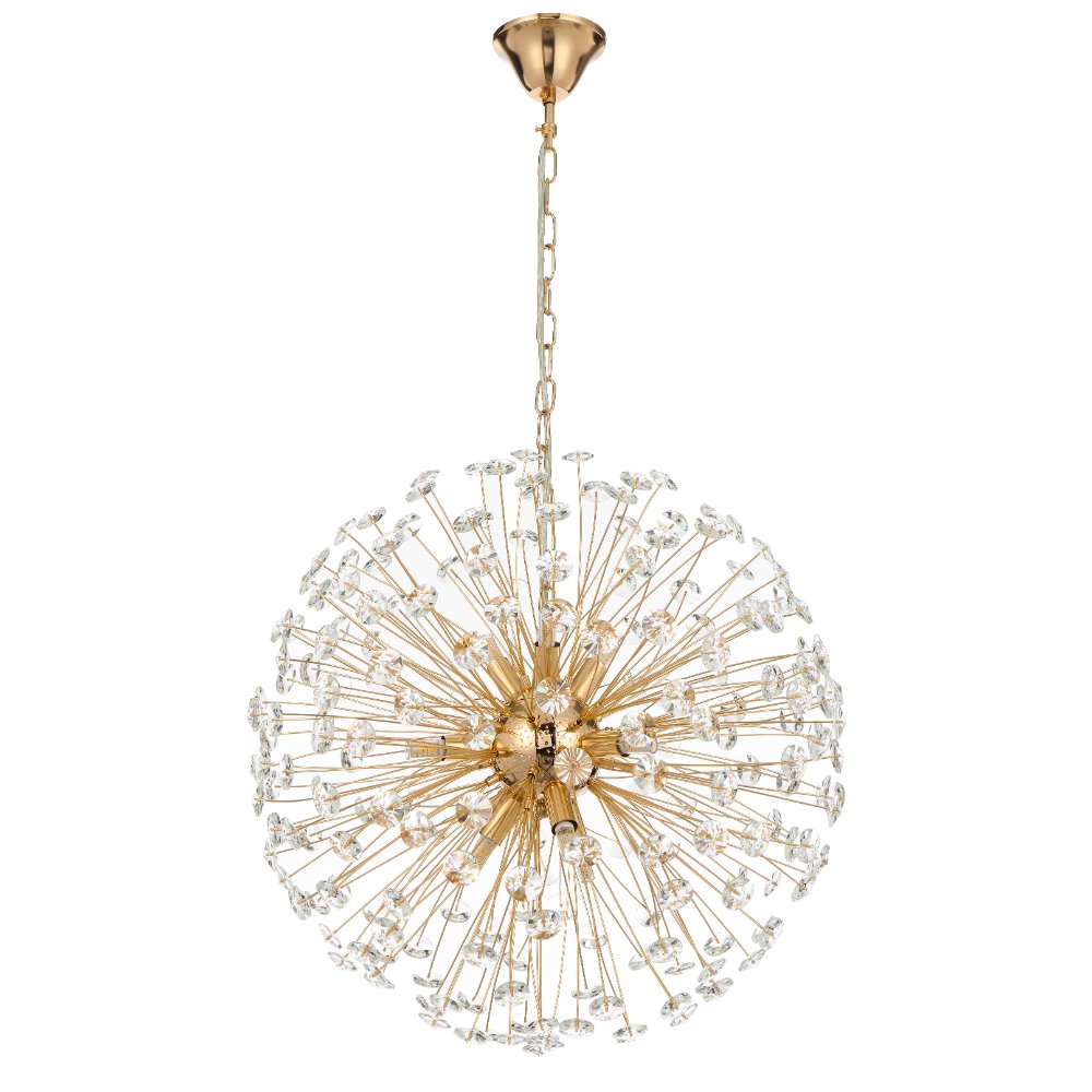 Lerida 9LT Round Gold Pendant