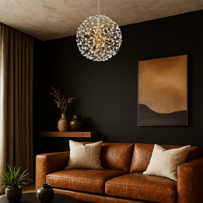 Lerida 12LT Round Gold Pendant