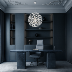 Lerida 12LT Round Chrome Pendant