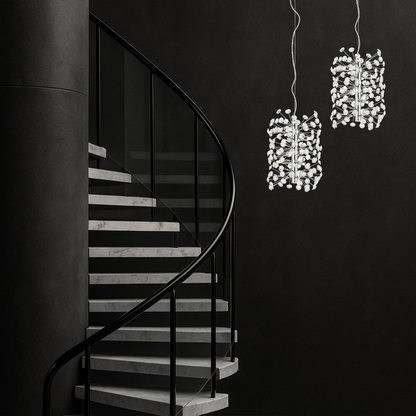 Lerida 6LT Vertical Chrome Pendant