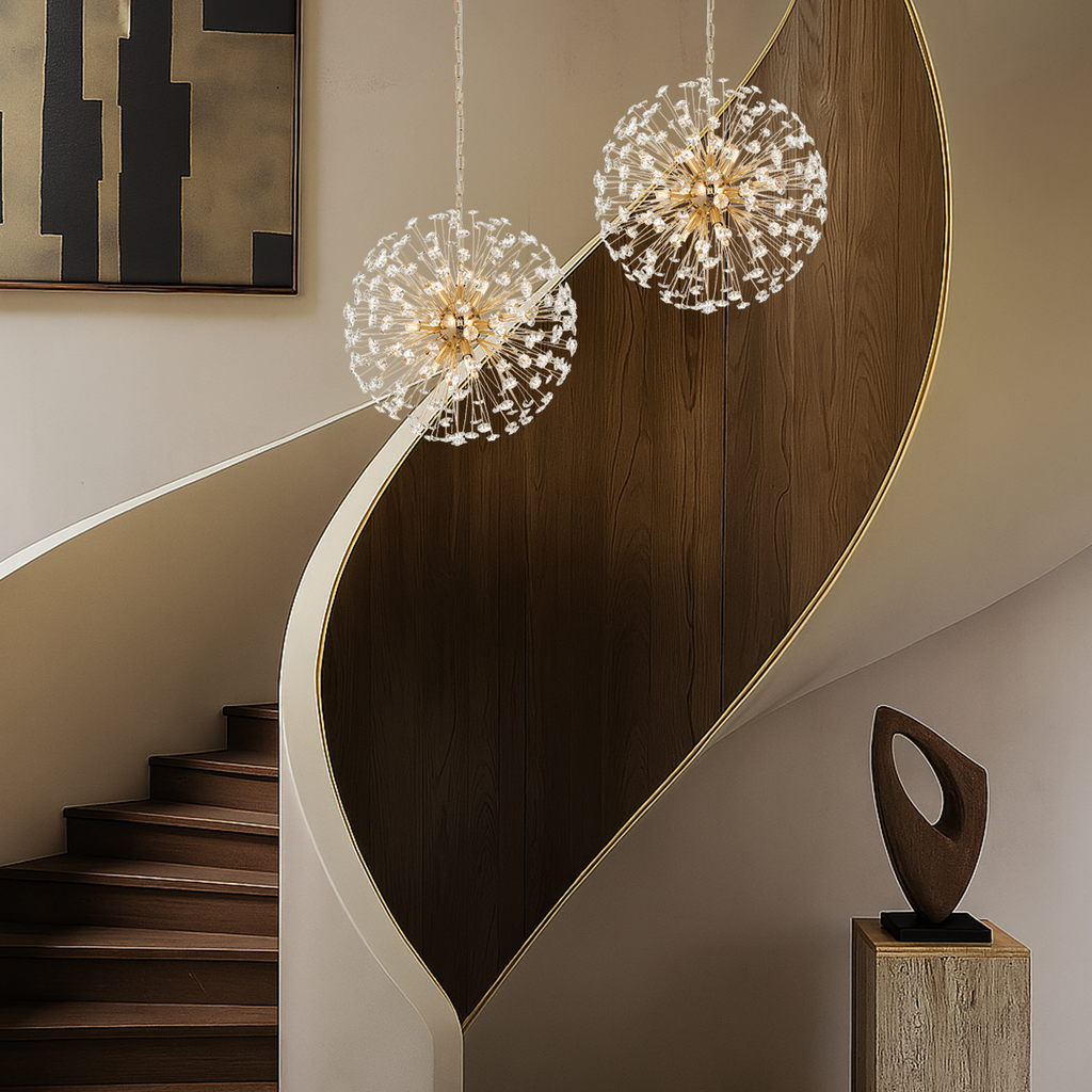 Lerida 9LT Round Gold Pendant