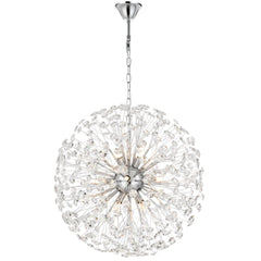Lerida 12LT Round Chrome Pendant