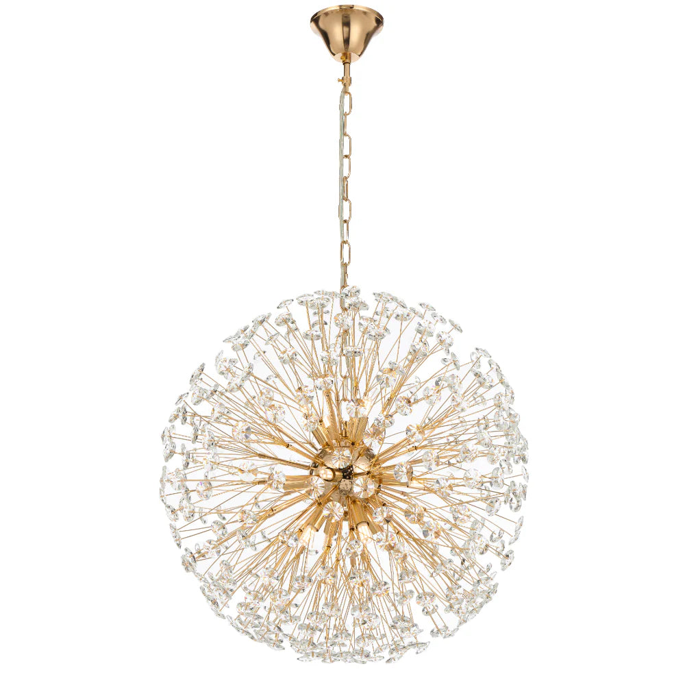 Lerida 12LT Round Gold Pendant