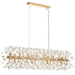 Lerida 12LT Rectangular Gold Pendant