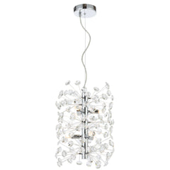 Lerida 6LT Vertical Chrome Pendant
