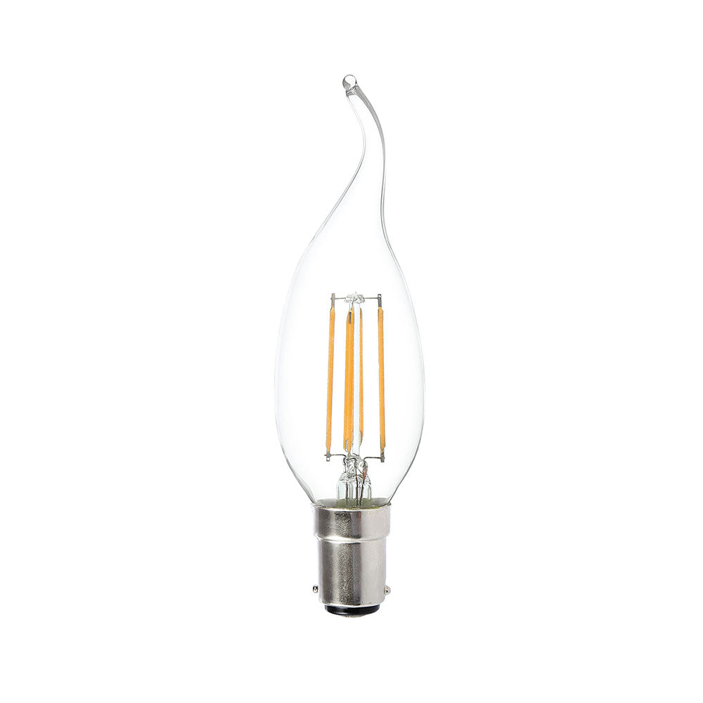 LED filament Flame Candle Dimmable 4W B15 Globe