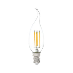 LED Filament Flame Candle Dimmable 4W E14 Globe