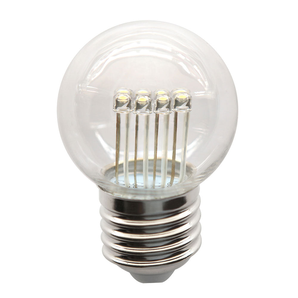 LED Fancy Round Glitter 1W E27 2700k Globe